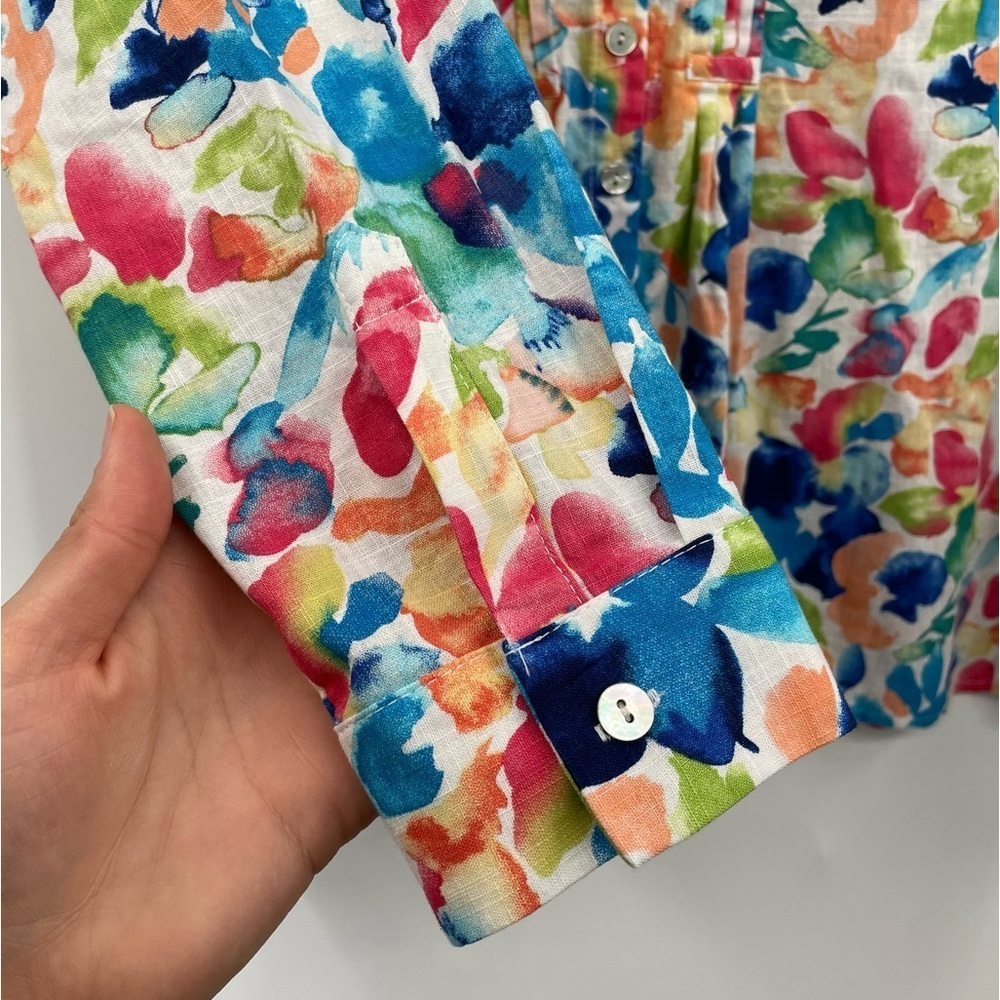 Appleseed's Floral 100% Cotton Shirt - Picture 5 of 10